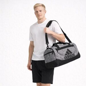Adidas Medium Black and Gray Men's Duffel Bag